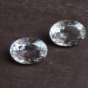 12mm 14mm cristal naturel Quartz ovale coupe lâche pierres précieuses semi-précieuses en gros prix usine pierres fabricant boutique en ligne - Product Image 1