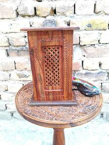 โคมไฟไม้, ชุดโคมไฟไม้แฟนซี, โคมไฟไม้ทำมือทรงสี่เหลี่ยม - Product Image 5