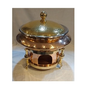 Wedding Chaffing Dish Electric Full Gold Stainless Steel Chafing Dish Party Food Warmer From India Moradabad - Product Image 6