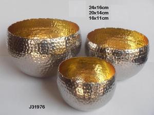 นิกเกิลและสีทองอลูมิเนียมเปลวไฟแก้บนเช่นขอบชาเชิงเทียนแสงสำหรับตกแต่งบ้านพรรคงานแต่งงานคริสมาสต์ - Product Image 2