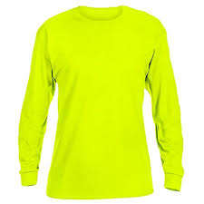 T-shirt à manches longues haute visibilité pour l'été, respirant, à séchage rapide, en tissu Birdeyes, évacuation extrême de l'humidité, réfléchissant, imperméable, fluorescent - Product Image 4