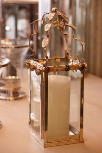 Moroccan <b>Gold</b> Handmade Hanging <b>Lantern</b> for Home Office Wedding Decor; Durable Candle Holders & <b>Lanterns</b> by Art India Collections - Product Image 5