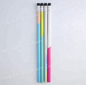 Juego de Lápices Escolares de Madera HB de 7 Pulgadas con Pegatina Holográfica Personalizada Multicolor para Niños - Product Image 4