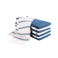 100% pur coton broder cuisine torchon motif gaufré impression personnalisée nettoyage à domicile serviettes de cuisine