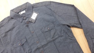 Camisa ajustada de manga larga de algodón 100% para hombre, prendas en stock de Bangladesh para primavera - Product Image 3