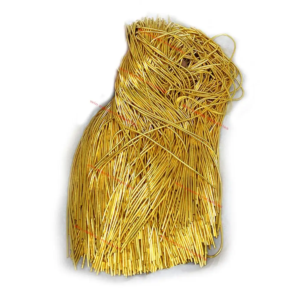刺Embroidery用プレミアフレンチブリオンワイヤープルスムースゴールドワークフレンチコイルミータリックスレッド