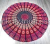 Ấn Độ Mandala Ném & Tường Trang Trí Bảng Bìa 72 ''Vòng Bông In Tấm Thảm Màu Hồng Handmade Máy Có Thể Giặt - Product Image 2