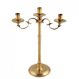 Brass Handmade <b>Candelabra</b> with Customized Sizes for Home Wedding Party Decorations by Art India Collections - Product Image 5