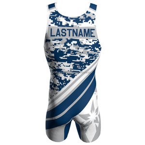 Camiseta de lucha libre personalizada para niños y hombres, equipo de lucha sublimada de alta calidad, venta al por mayor - Product Image 2
