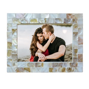 กรอบรูปมุกกรอบสำหรับวางบนโต๊ะหรือแขวนผนัง - Product Image 5