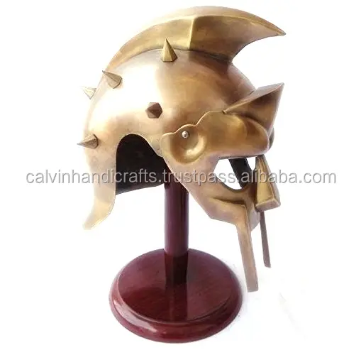 GLADIATOR MAXIMUS DECIMUS ARMOR HELMET GLADIATOR MOVIE HELMET WITH STAND CHMH30024