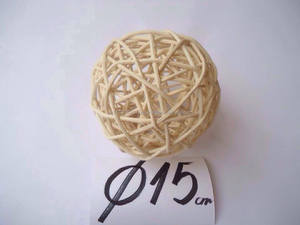 Navidad de mimbre de bola para la decoración en 2020 - Product Image 6