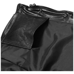 Gilet de motard pour hommes, veste en cuir véritable de haute qualité, Grain - Product Image 6
