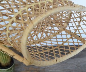 <b>Vintage</b> Rattan Peacock Sofa <b>Chair</b> - Product Image 4
