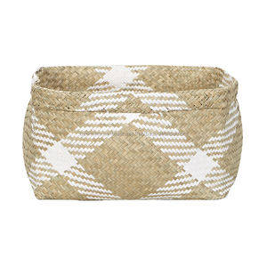 Cesta tejida para algas marinas, Cesta blanca Flexible para almacenamiento en el hogar - Product Image 6