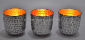 Porte-bougie chauffe-plat élégant en fer forgé fait main 10x10x10 cm – Pot à bougie unique pour la maison, les mariages, les fêtes, les décorations de Noël, et les cadeaux - Product Image 2