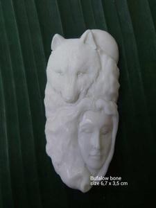 จี้แกะสลักกระดูกวัวบาหลีสำหรับทุกเพศพวงกุญแจโมเดลวิญญาณไม้คลาสสิกปรับรูปร่างได้สำหรับเป็นของขวัญเด็ก - Product Image 2