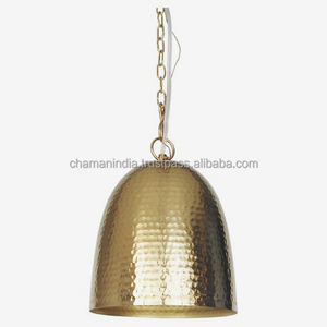 Lampe led suspendue dôme métallique style marteau, design moderne - Product Image 1