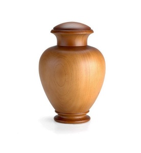 Urnas de madera para cremación, urna para cenizas funerarias, ataúd de cenizas conmemorativas sostenibles para servicios de entierro humano - Product Image 4