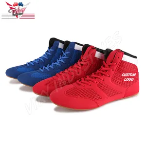 Iyi kalite hava geçirgen güreş ayakkabısı boks savaş ayakkabı unisex taekwondo ayakkabı kauçuk taban Sneakers Scarpe Boxer çizmeler