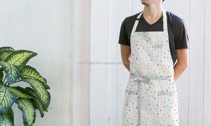 Delantales de cintura de algodón de calidad superior para cocinar y limpiar uso en la cocina - Product Image 5