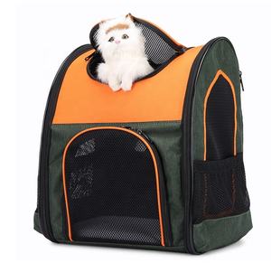 Petit sac de transport étanche à la mode pour animaux de compagnie Sac à dos pour chien de style extérieur en Oxford et nylon avec fermeture à glissière - Product Image 2