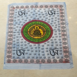 Tapiz de pared pintado a mano mixto, tapiz decorativo indio para colgar en la pared, tapiz impreso hecho a mano al por mayor - Product Image 6