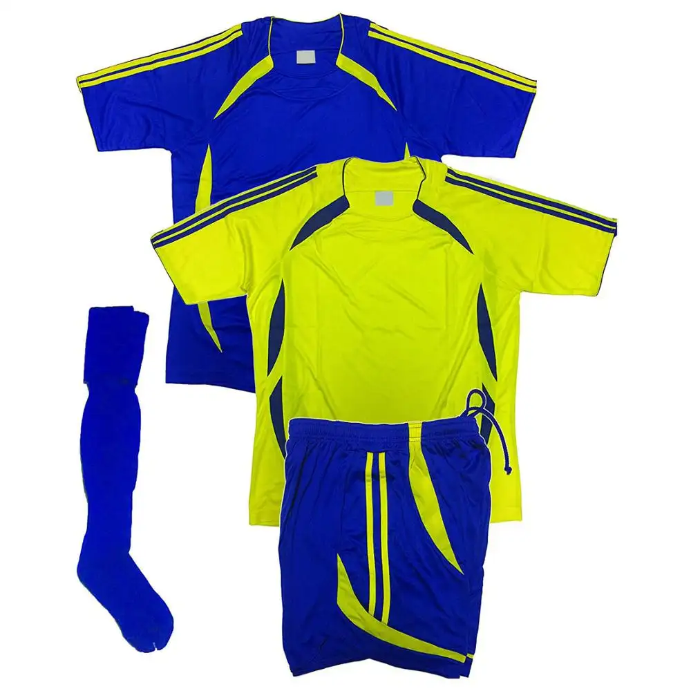 Benutzer definiertes Logo Sublimierte Team-Trainings kits Shorts Shirt Socken Komplette Sets Uniformen Fußball trikots Fußball trikot Herren anzüge