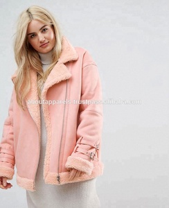 แจ็คเก็ตหนังนักบินหนังแฟชั่นทำด้วยมือคุณภาพสูงหนังแกะระบายอากาศได้ดูหนังแท้แจ็คเก็ตนักบิน - Product Image 2