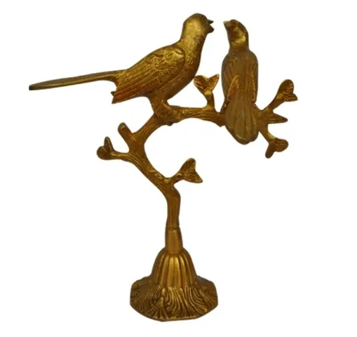 Estatua de Metal para escultura de pájaro, estatua de latón