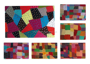 Indian Cotton Handmade <b>Bedspread</b> Indian Patchwork <b>Quilt</b> - Product Image 3