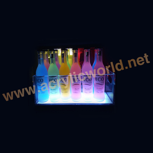 Acrylic Eco-friendly Wine & Liquor Display Bucket with LED <b>Lighting</b> Custom Logo for Advertising - Product Image 1