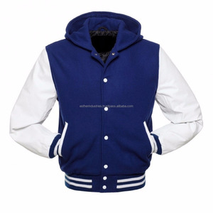 Veste de baseball en laine de style vintage pour homme, fabrication sur mesure, respirante, tendance décontractée, grande taille, veste d'hiver, manches en cuir - Product Image 5