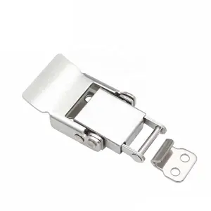 TS-168-SS Adjustable Box Hasp Cabinet Claw Catch Lock Clamp Heavy Duty Wire Link Toggle Latch