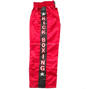 Pantalon de kickboxing Full Contact / Pantalon en satin de haute qualité pour arts martiaux, kickboxing, Full Contact, en satin - Product Image 1