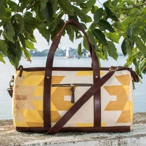 Bolsa de viaje para niños, bolso de cuero indio artesanal, venta al por mayor, 2018 - Product Image 1