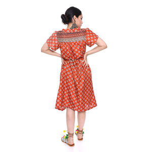 Vestido largo corto de media manga para mujer, ropa elegante, venta al por mayor - Product Image 4