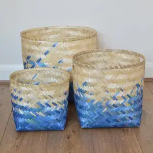 Produto quente 2023 produtos mais baratos online bambu tecer cesta/cesta de pão bambu comprando em grande quantidade