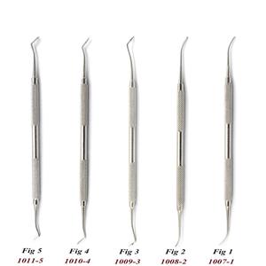 Conjunto de 5 Dental Thomas cera y modelos restaurativa talladores de acero inoxidable con Cassette - Product Image 3