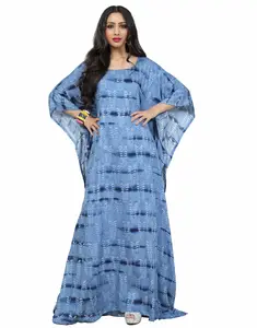 Gedruckte Nachtwäsche Kaftans / Casual Daily Indian Ethnic Wear Damen Kaftans