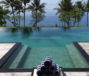Baldosas exteriores para uso en exteriores Piscina Pe Quena Bali de piedra verde - Product Image 1