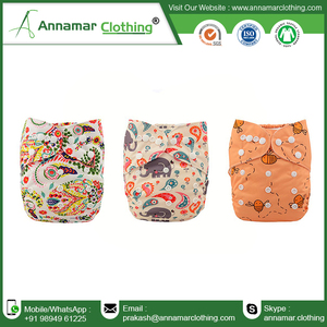 Tela para pañales reutilizable de algodón orgánico multicolor - Product Image 3