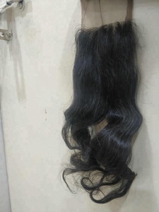 Producto Popular: Frontal de Encaje Afro Rizado con Mechones de Cabello en CHENNAI - Product Image 2