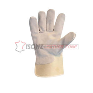Guantes DE TRABAJO DE SEGURIDAD DE CUERO dividido con función antiimpacto - Product Image 3