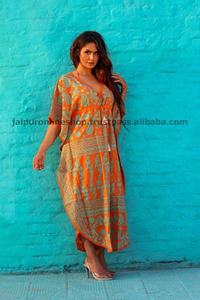Casual Comfortable Beach Wear Cotton <b>Kaftan</b> - Product Image 3
