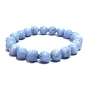 Blue Lace Agate Bracelets For Sale Gemstone Bracelet Blue Lace Yoga Bracelet Manufacturer Yoga