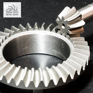 Juego de engranajes cónicos rectos de acero de dirección derecha personalizado de alta calidad Configuración de engranaje diferencial Premium - Product Image 5