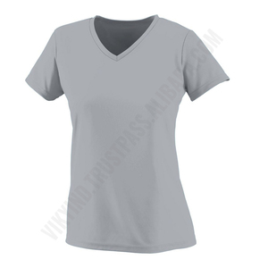 Camiseta de algodón con cuello en V y logotipo personalizado para mujer, servicios OEM profesionales en diferentes estilos para el último diseño, camiseta de Viky Industries para mujer - Product Image 5