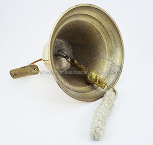 ระฆังทะเลทองเหลืองสำหรับห้องและตกแต่งบ้านใช้รายการหัตถกรรมโลหะงานฝีมือโลหะและการตกแต่งโลหะ - Product Image 5