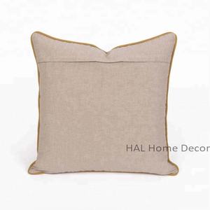 Oreiller de coussin brodé indien en gros, housses de coussin de broderie à la main personnalisées de concepteur oreiller décoratif en coton - Product Image 2